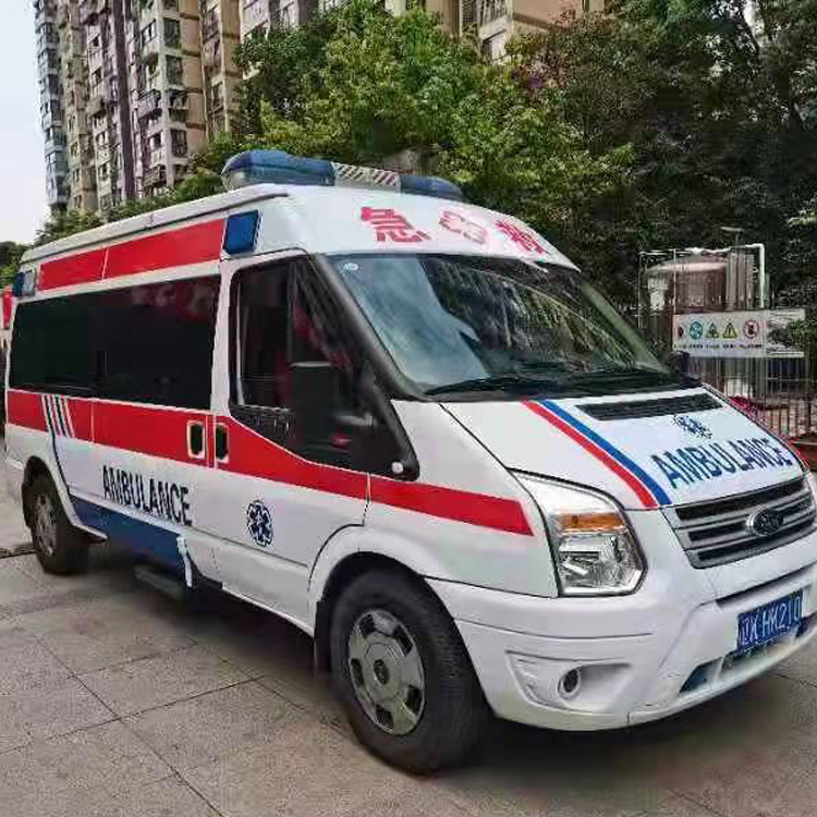 杜集长途救护车护送病人返乡